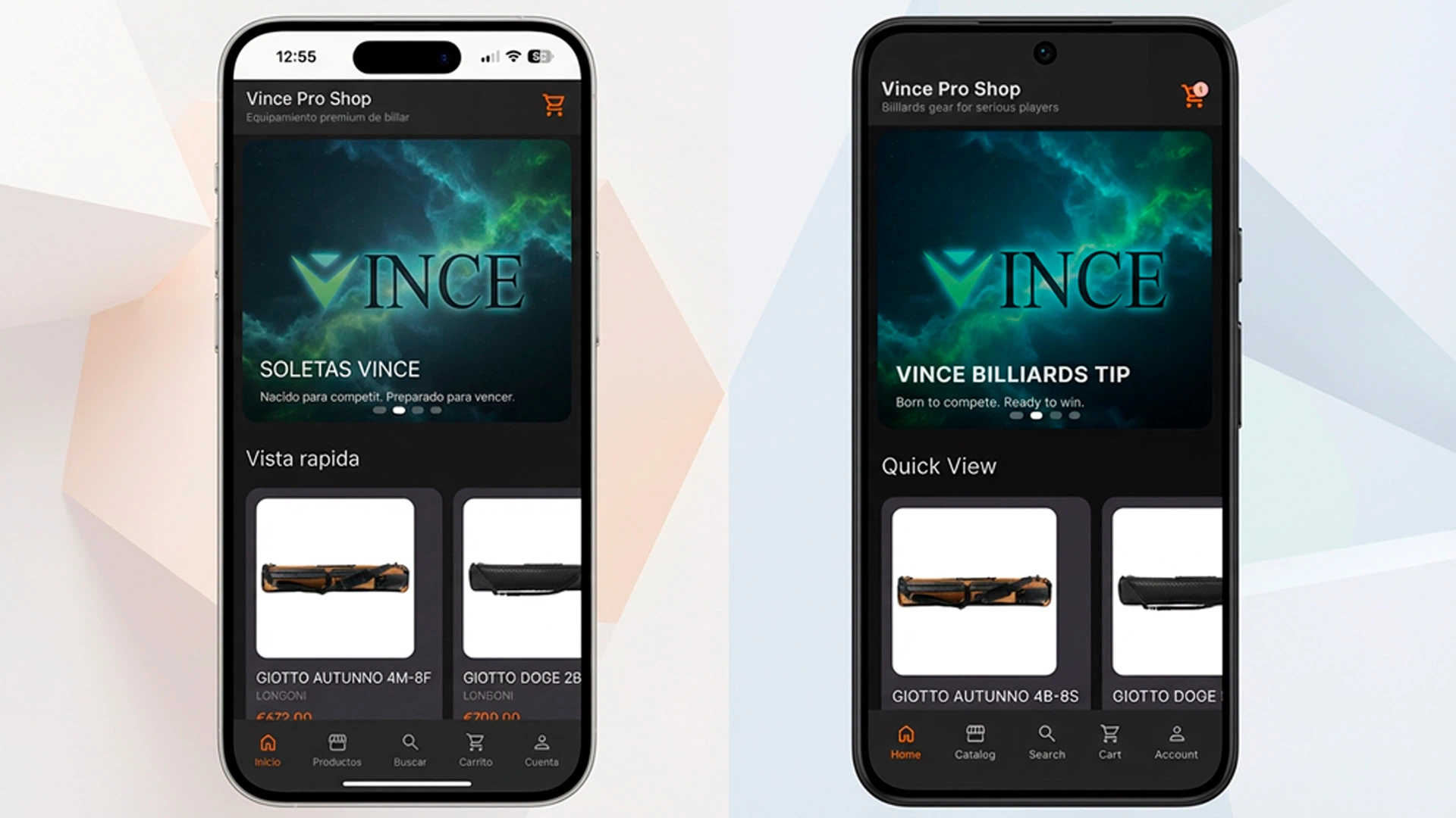 Screenshot of project /projects/vinceproshop_mobile.webp